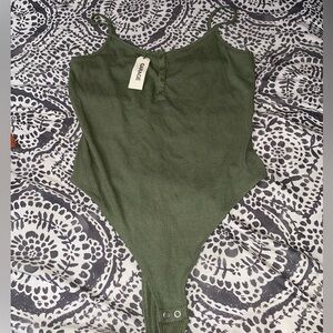 Garage olive bodysuit